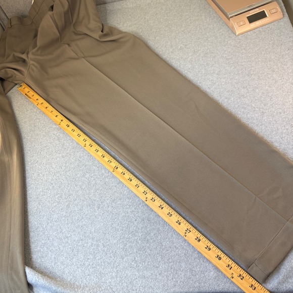 Perry Ellis Portfolio Mens Dress Pants 38x34 Pleated Beige Brown Wool Blend NWT - Picture 13 of 15